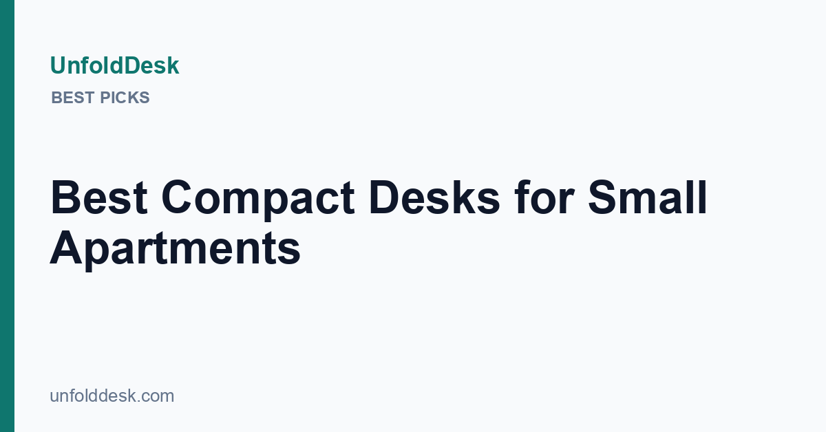 Compact desks for small apartments in a small home office