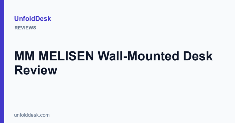 MM MELISEN Wall-Mounted Desk Review — UnfoldDesk